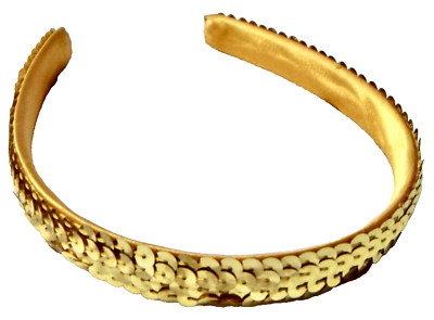 CHANEL   Haarband Gold   PAILLETTEN   w.NEU*
