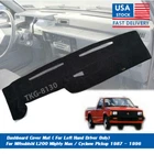 (LHD) Dashboard Mat Cover For Mitsubishi Mighty Max L 200 L200 Pickup 1987-1996