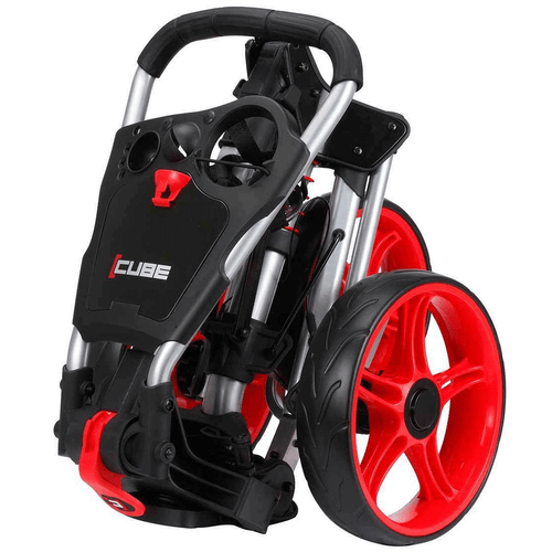 Cube Golf Trolley by SkyMax One Click 3 Wheel Folding Cart Lightweight! NEW! - Picture 25 of 28