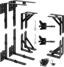 Heavy Duty Adjustable Gate Frame Kit with Latch for Wood Fences  Gates