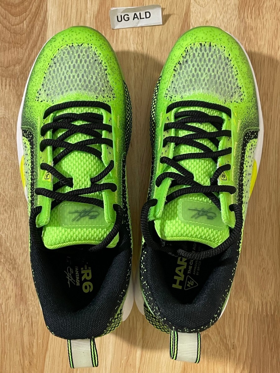 Under Armour Bryce Harper 6 Low Green Baseball Cleats Size Men's 8