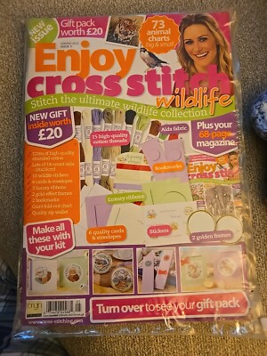  Enjoy Cross Stitch, Includes Magazine Spring 2011 Issue 5 Grandma Core Giftpack