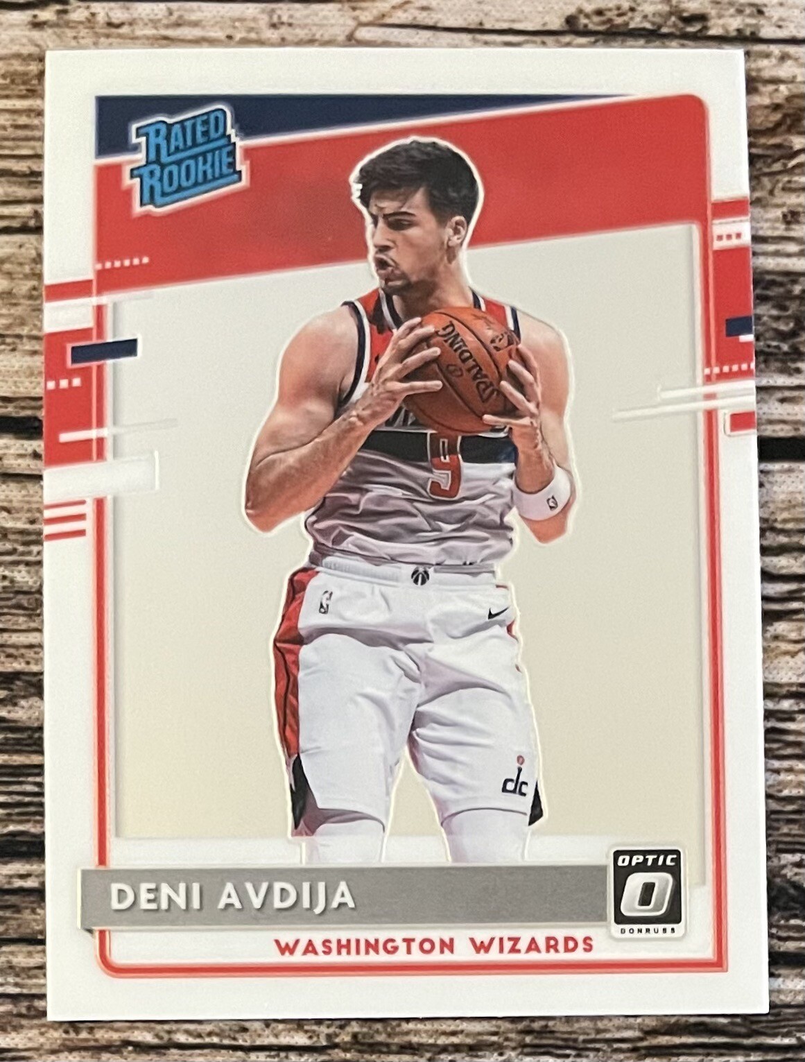 2020-21 Panini Donruss Optic Deni Avdija Rated Rookie #159 Washington WIzards