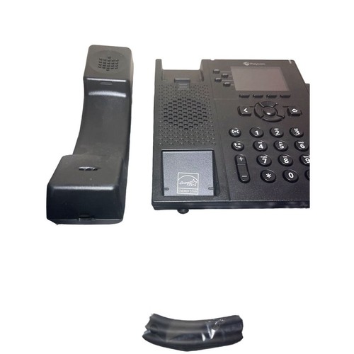 Polycom VVX 250 4-Line VoIP Business Desk Phone Black - Picture 2 of 4