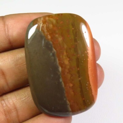Brown Polygram Jasper Cabs 42x28mm Natural Gems Handmade Baguette Gemstone PG-98
