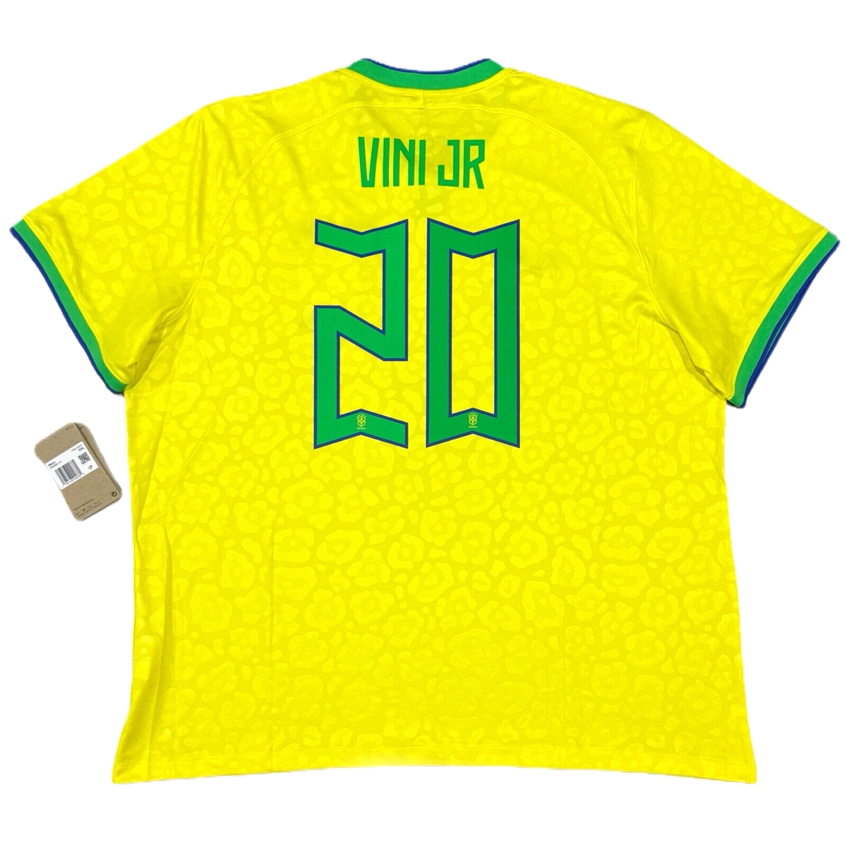 ブラジル代表 VINI JR. 20 サッカーユニフォームホーム fded9a345526133bbc2a59ca30f569