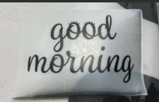 4 PKG SATIN PILLOWCASE,20 in x 30 in 50.8cm x 76.2 cm , New, Black and White