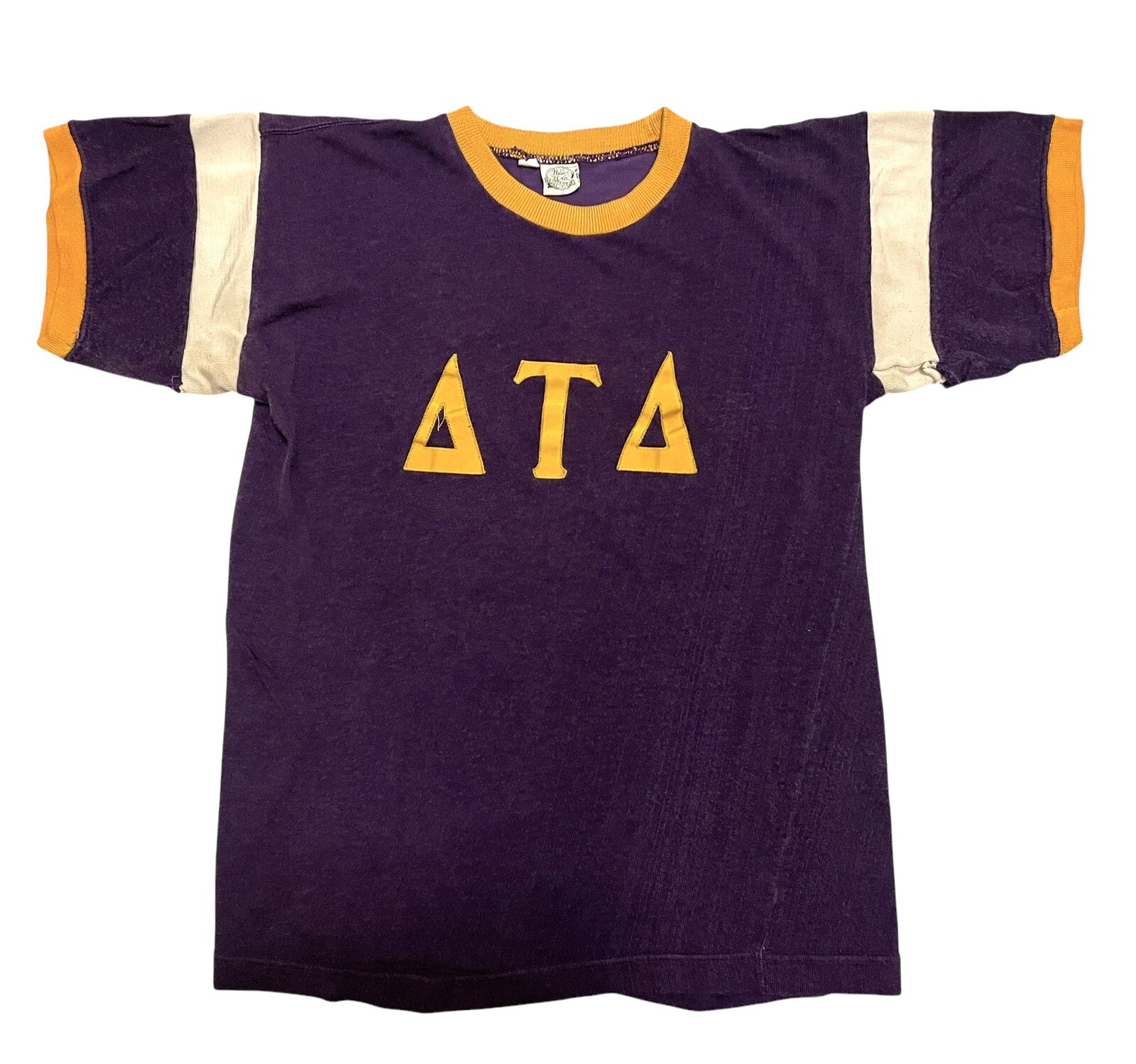 VTG 50s 60s New Era Sportswear Knitting Mills Delta Tau Delta Frat Jersey Shirt