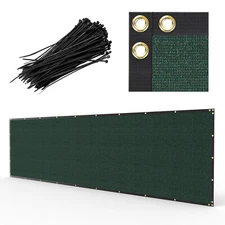 Customize 5'FT Privacy Screen Fence Green Commercial Windscreen Shade Cover1-250