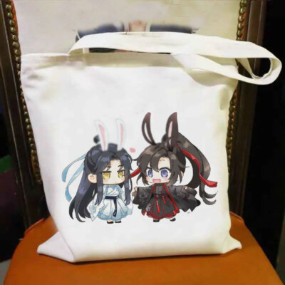 Anime Mo Dao Zu Shi Wei Wuxian Lan Wangji Canvas Handbag Satchels