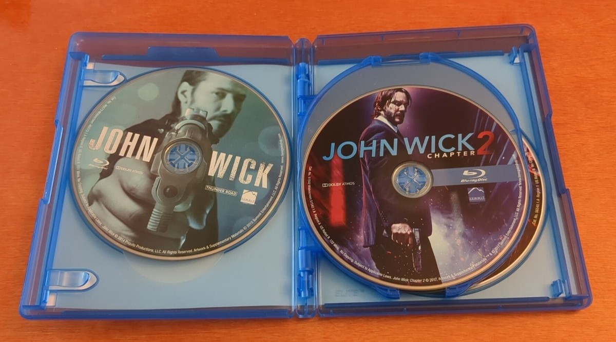 John Wick Chapters 1-3 Blu-ray Keanu Reeves Chad Stahelski Ian