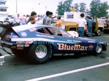 Harry Schmidt Raymond Beadle Blue Max '74 Mustang II NITRO Funny Car PHOTO! #(2)