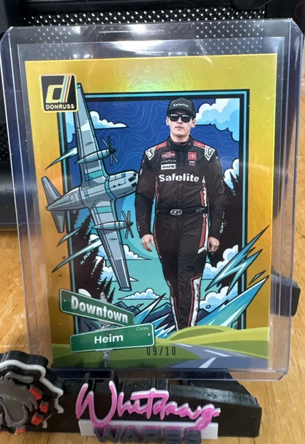 2026 Donruss NASCAR Downtown Corey Heim Gold /10
