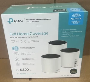 NEW TP-Link Whole Home Mesh Wifi 6 system Deco X25 3-PACK AX1800 FAST SHIP