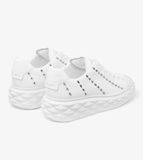 Jimmy Choo Diamond Light Maxi Low-Top Sneakers with Studs