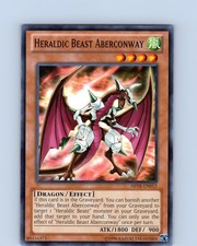 Yu-Gi-Oh Heraldic Beast Aberconway ABYR-EN012 Unlimited Common Card NM