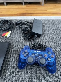 Sony PlayStation 2 Slim Black with Box, Cords, Controller - Disc Reader Problem
