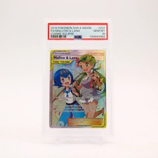 Mallow & Lana - 231/236 PSA 10 Cosmic Eclipse Full Art Trainer - GEM MT on eBay