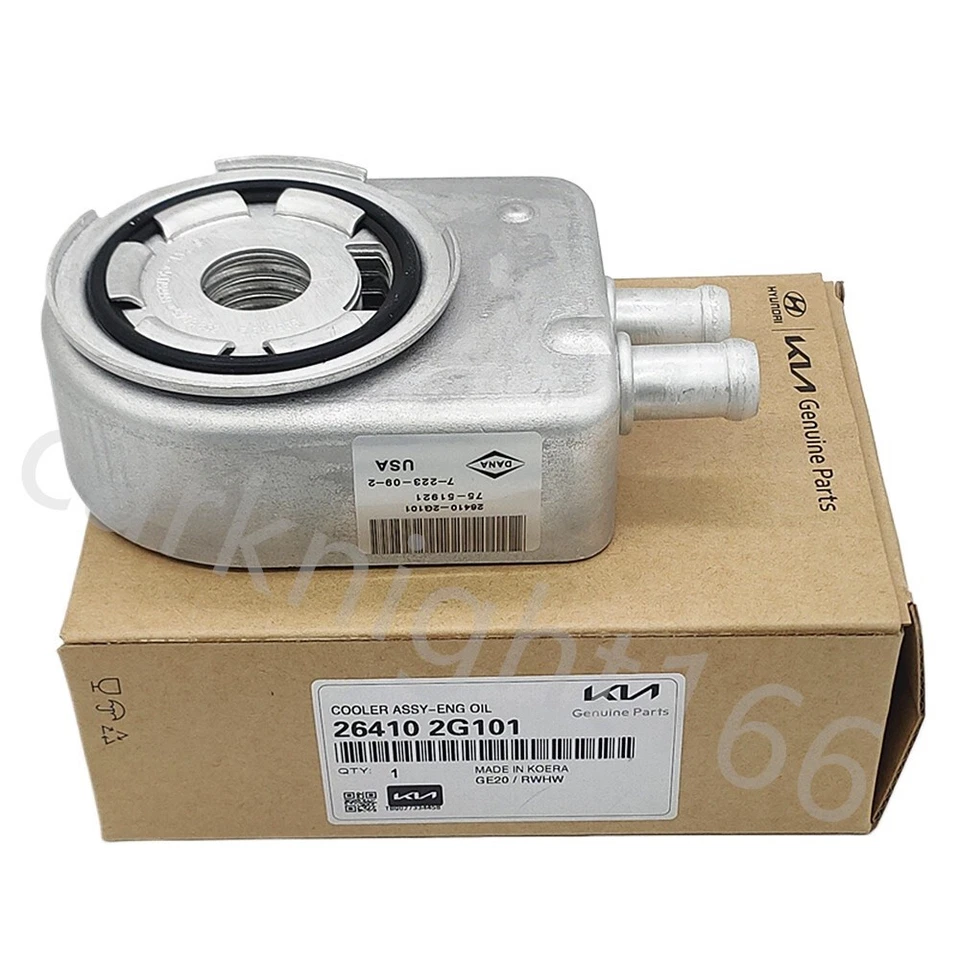 OEM GENUINE Engine Oil Cooler for Hyundai Genesis KIA 2.0L 2.4L 16-20 264102G101 Foto 2 de 4