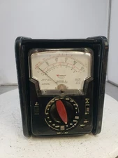 Triplett Multimeter Model 630-PL Type 5 With Case - Works!