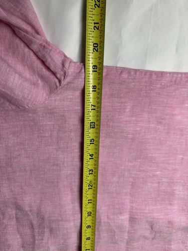 J. McLaughlin 100% Linen Pink 3/4 sleeve Button Up Shirt Dress Size M NWOT - Picture 13 of 17
