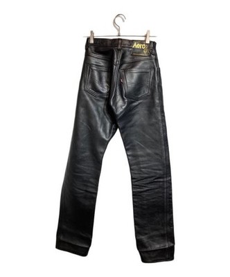 Aero LEATHER Leather pants black | eBay