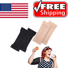 2Pairs Arm Shapers for Plus Size Women Upper Arm Sleeves Slimming Arm Wraps Slim
