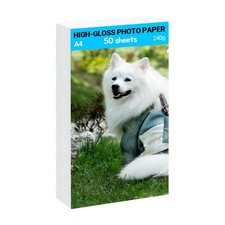 50 Sheets 8.3x11.7 High Glossy Photo Paper 210gsm A4 White Picture Printer