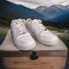 Size 10 - Nike Air Force 1 White USED