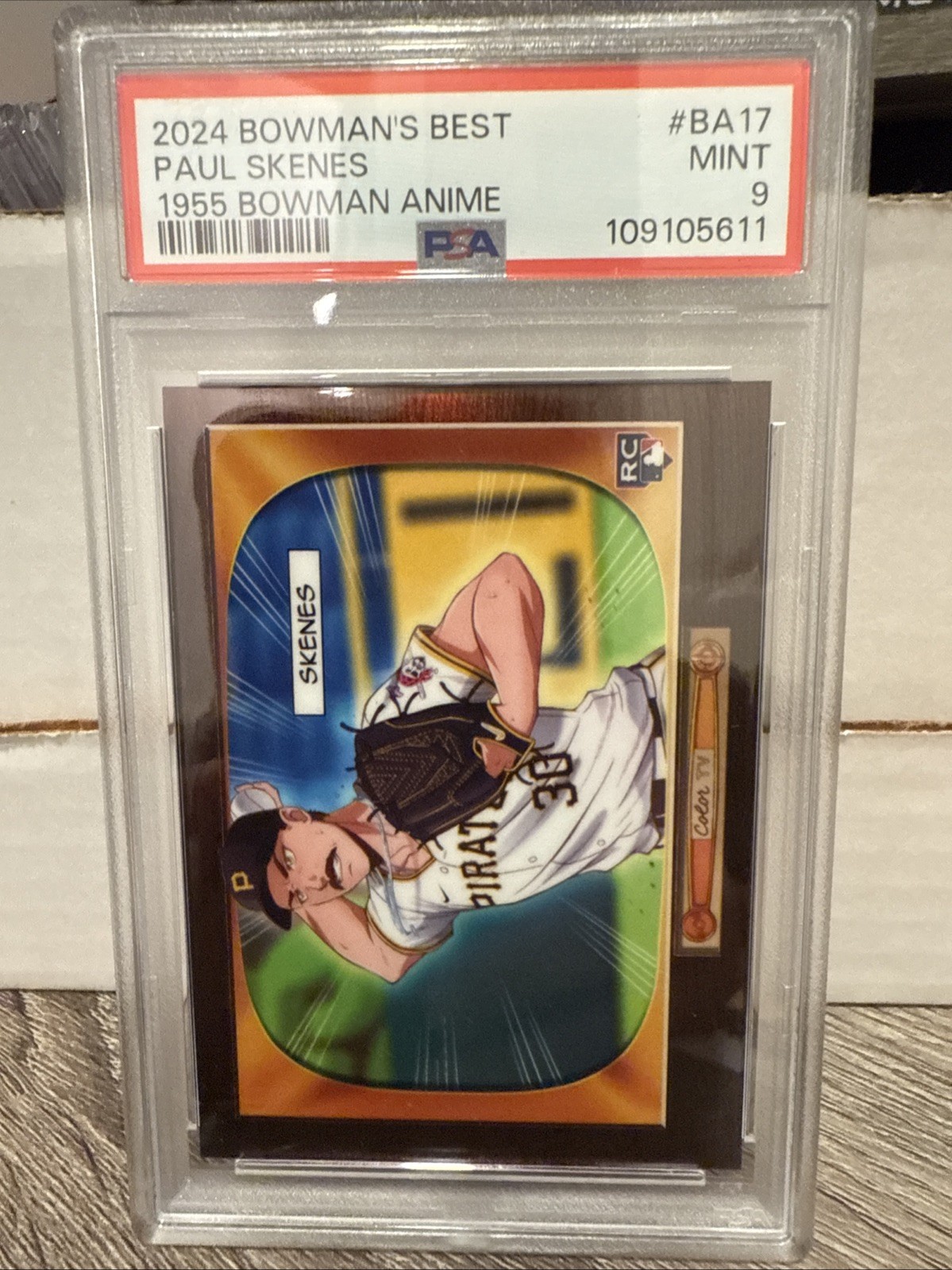 Paul Skenes 2024 Bowman's Best #BA-17 1955 Bowman Anime
