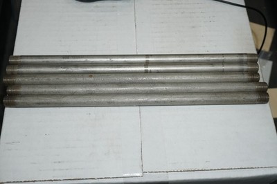 Merit Brass 44180 1/4X12, Nipple Welded, SCH40, 304SS, TBE, 5pcs, Free Shipping