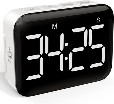 NOKLEAD Digitaler Küchen Koch Timer - Magnetischer Countdown Count Up Timer mit L