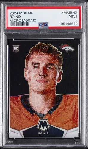 2024 PANINI MOSAIC MICRO MOSAIC #MMBNX BO NIX ROOKIE RC PSA 9