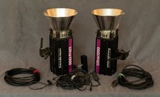 Two 2 Paul C Buff White Lightning Ultra 1200 Flash Units with joining bracket