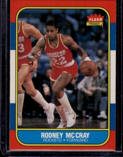 1986-87 Fleer #71 Rodney McCray Houston Rockets Rookie | eBay