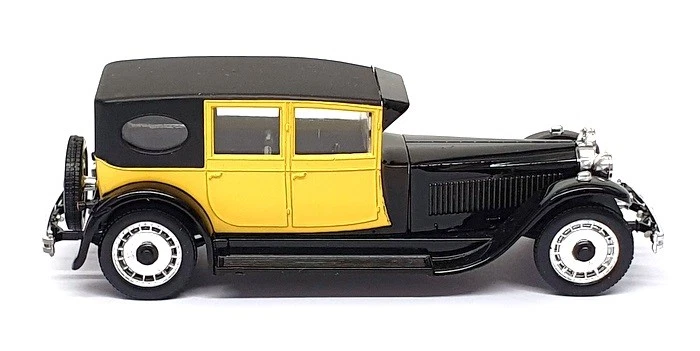 Rio Models 1/43 Scale No. 37 - 1927 Bugatti Royale Mod. 41 - Black/Yellow - Image 3 of 4
