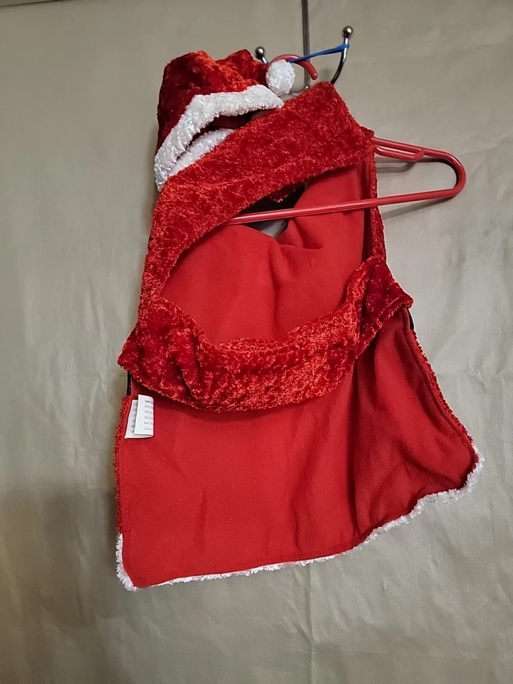 Talla Mediana Traje de Papá Noel Sudadera con Capucha para Perro Mascota Disfraz de Navidad Nuevo Foto 3 de 3