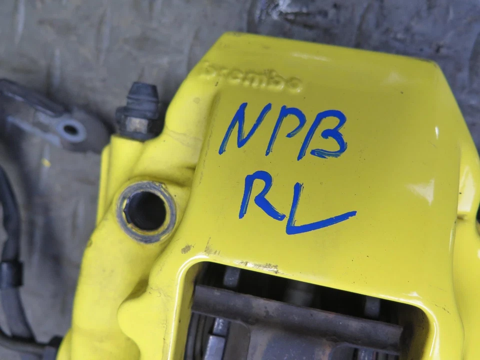 1997-2004 PORSCHE BOXSTER 986 REAR LEFT & RIGHT BREMBO BRAKE CALIPER SET OF 2 - Image 2 of 4