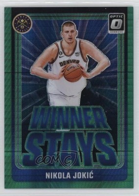 2024 Donruss Optic Winner Stays Green Hyper Prizm /249 Nikola Jokic Jokić 1d77