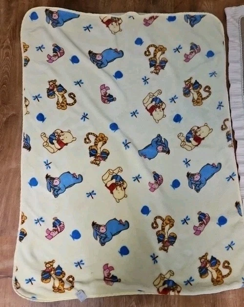 Винни-Пух поросенок винтажный Disney классический кроватки комплект постельного белья из 2 и Eeyore игрушка - Изображение 3 из 4