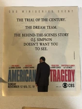 American Tragedy Movie Vintage Print Ad OJ Simpson Ving Rhames Ron Silver Tpa14