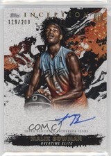 2021-22 Topps Inception OTE Overtime Elite 129/200 Malik Bowman #IA-MBO Auto 0l2