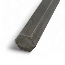 0.313 (5/16 inch) x 36 inches, 12L14 Steel Hexagon Bar, CF