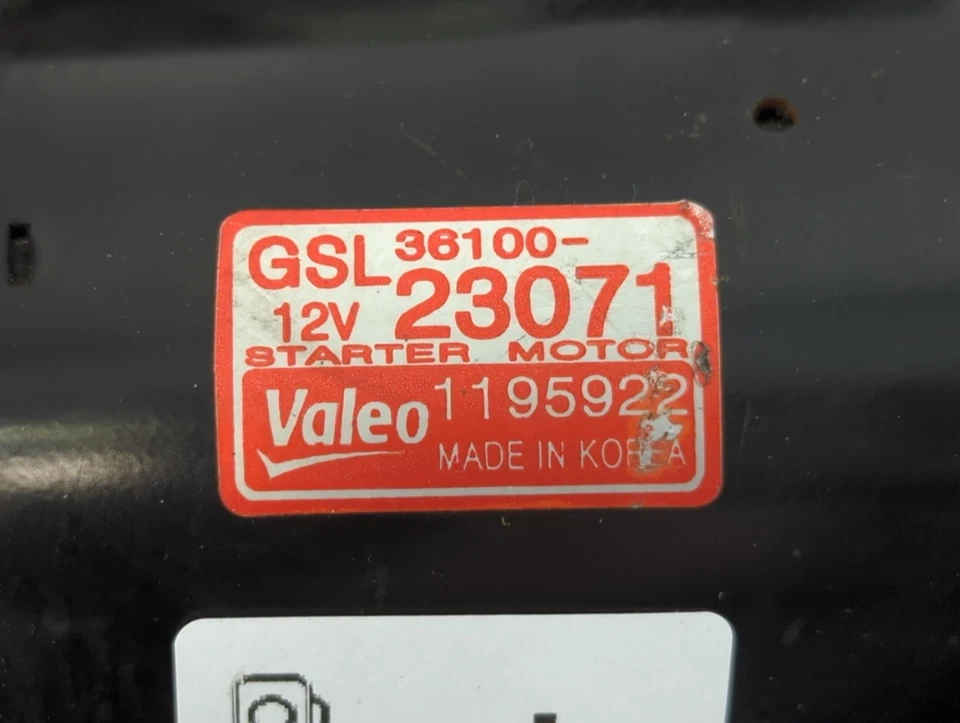 Hyundai Elantra 2007-2012 motor de arranque de coche solenoide fabricante original JHRHG Foto 2 de 4
