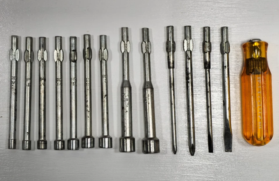 Xcelite 99PR 14-Piece Nut Driver/Screwdriver Set with Roll-up Canvas Case, USA - Image 4 of 4