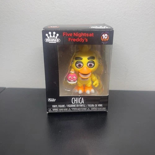Five Nights At Freddy's Funko Minis 3” Chica Figure 10 Year Anniversary NIB NEW