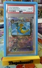 2002 Legendary Collection #5 Dark Dragonite Reverse Holo Foil PSA 8 NM-MT