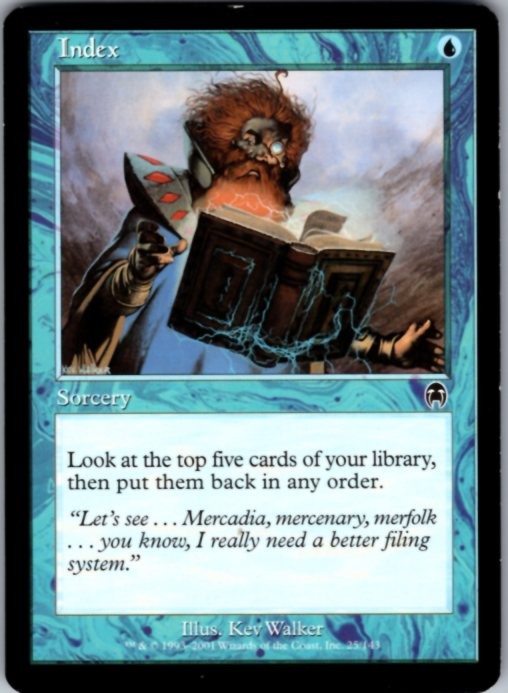 Index 25 Common Apocalypse Magic: The Gathering Lightly Played