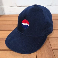 Vintage Pepsi Large XL SnapBack Baseball Cap Made In USA Roxxi By Royal Grip