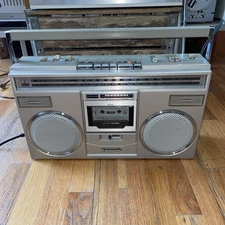 Panasonic RX-5100 Boombox Ghetto Blaster Radio Cassette Partially Works Read!